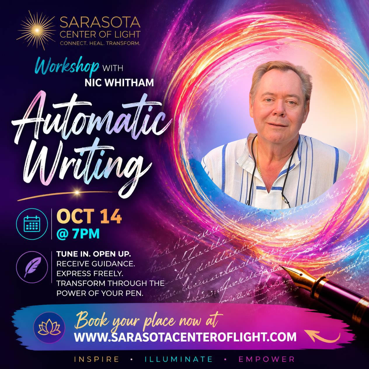 Automatic writing with Nic Whitham