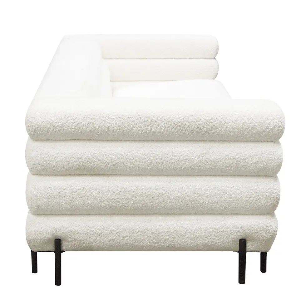 Thumbnail: Faux White Shearling Sofa Vox