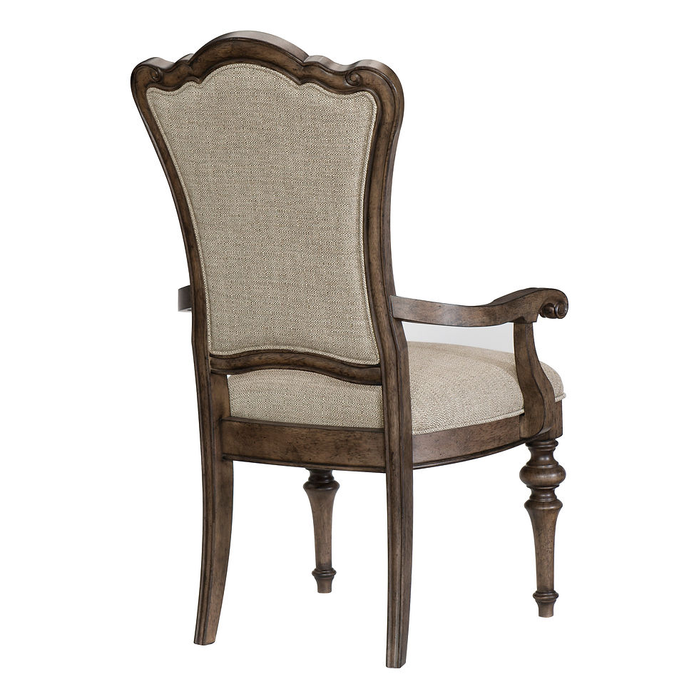 Thumbnail: Traditional Brown Oak finish Arm Chair Heath Court 1682A