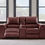 Thumbnail: Alessandro Power Reclining Dark Red Loveseat with Console U255