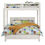 Thumbnail: Celerina WEATHERED WHITE FINISH Bed & Twin Loft Bed