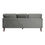 Thumbnail: Grey Sofa 9338GY-3 Tolley Velvet Mid Century