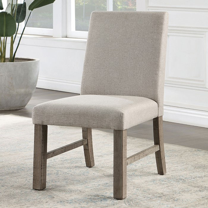 Thumbnail: Rustic Elegant Gray Finish Dining Table FOA CM3251GY