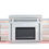 Thumbnail: Noralie Fireplace LED Glam Fireplace Mirrored & Faux Diamonds-AC00518