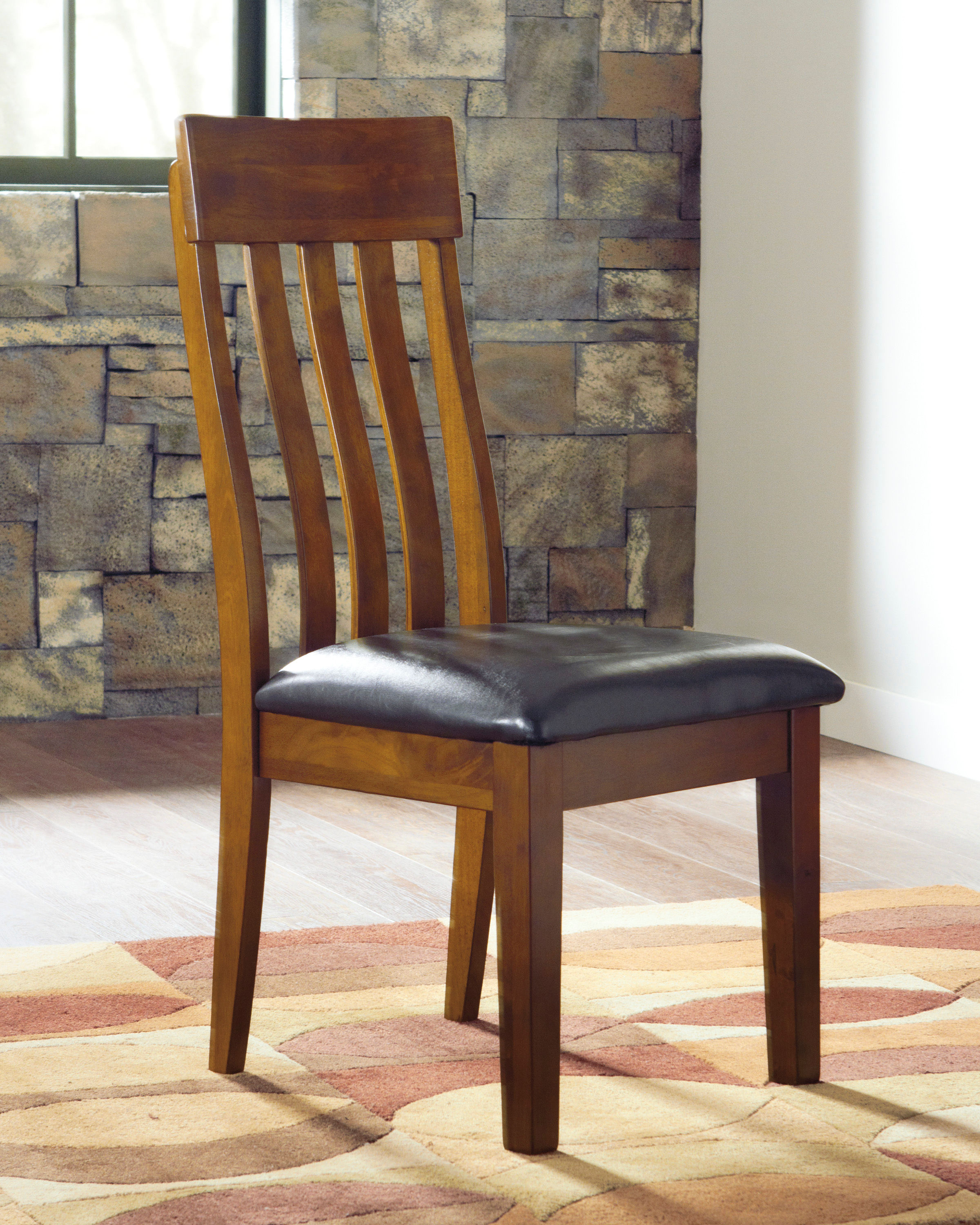 Medium Brown Side Chair D594-01 Ralene
