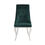 Thumbnail: Dekel Side Chair Green Fabric & Stainless Steel 70142