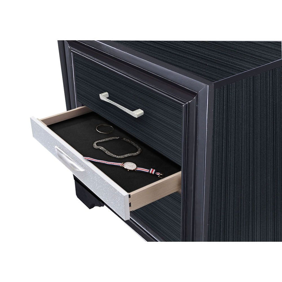 Thumbnail: Naima Black Nightstand Acme 25903