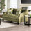 Thumbnail: Green Loveseat KAYE SM2684-LV Transitional Microfiber Tufted