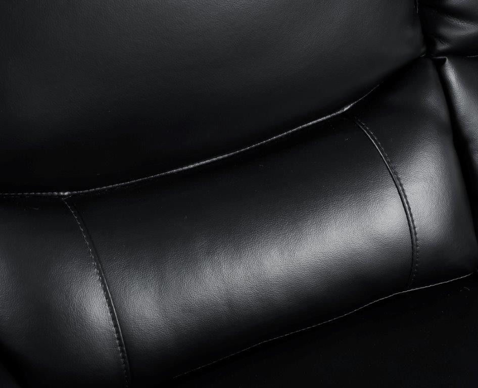 Thumbnail: 4572 GU Black Leather Modern Chair