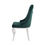 Thumbnail: Dekel Side Chair Green Fabric & Stainless Steel 70142