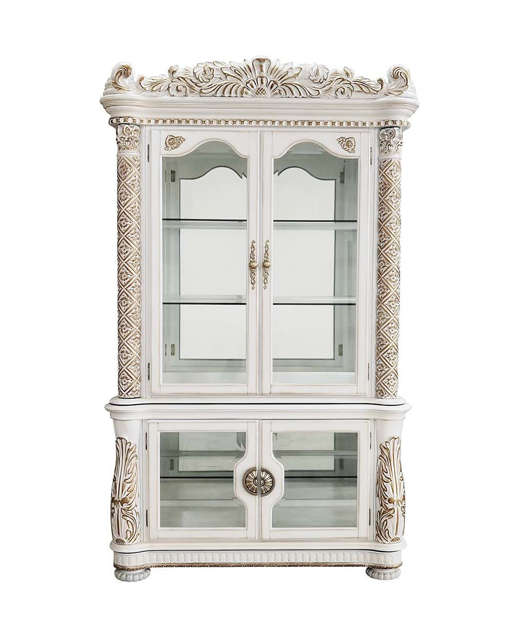 Curio Antique Pearl Finish Vendom DN01223 Acme