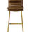 Thumbnail: Industrial, Contemporary Brown Top Grain Leather Counter Height Chair Alsey 9640