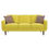 Thumbnail: Mid-Century Modern Jax Yellow Velvet Sofa