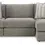 Thumbnail: Avaliyah 3-Piece Sectional with Chaise Light Gray Color