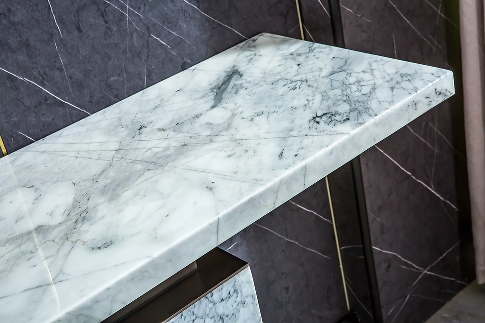 Thumbnail: ITALIAN CARRARA WHITE MARBLE Console Table ST306BMW Artisan