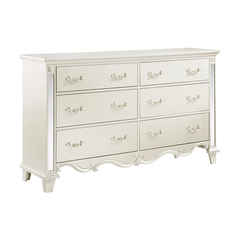 Thumbnail: Ever 1429 Traditional Tufted Champagne finish Bed by Homelegance