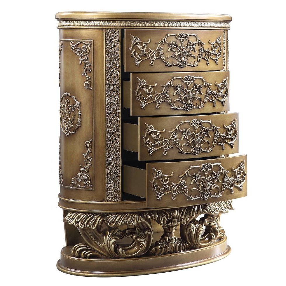 Thumbnail: Constantine Chest BD00475 Acme Brown & Gold Finish