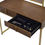 Thumbnail: Walnut & Gold Vanity Desk AC00670 Coleen
