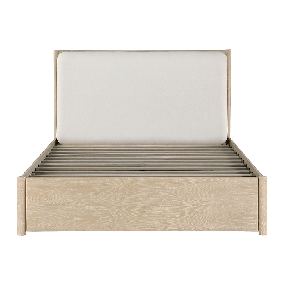Thumbnail: Homelegance Matteo Light oak Boho Bed with Storage