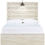 Thumbnail: Twin Bed Rustic Industrial Style Wispy White Finish Cambeck B192