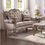Thumbnail: Jayceon 54866 Traditional Fabric and Champagne Loveseat