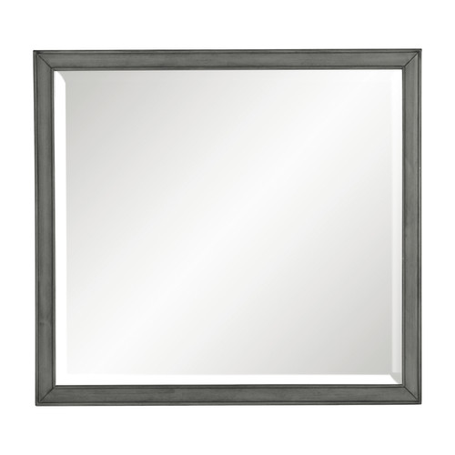 Grey Wood Mirror Wittenberry 15736 by Homelegace EuroclassicFurniture