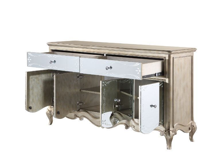 Thumbnail: ESTEBAN ANTIQUE CHAMPAGNE FINISH SERVER 62206