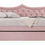 Thumbnail: Adkins Pink Velvet-Nailheads Daybed w/Trundle 39420