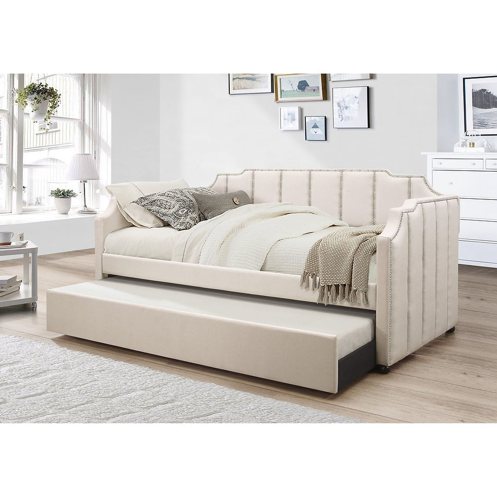 Best K42 Twin Beige DayBed w/Trundle