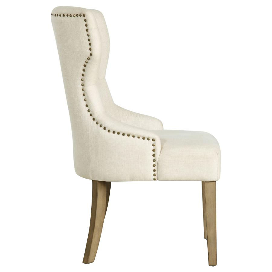 Thumbnail: Florence Tufted Back Dining Chair Beige 104507