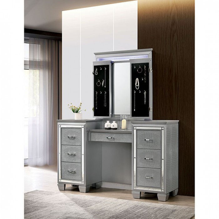 Thumbnail: Silver Vanity Set Tasmin CM7979SV-V