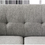 Thumbnail: DRESDEN Mid-century Modern Light Gray Fabric Sectional byFurniture of America