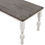 Thumbnail: CALABRIA COUNTER HT. TABLE FOA3908PT Antique White/Gray