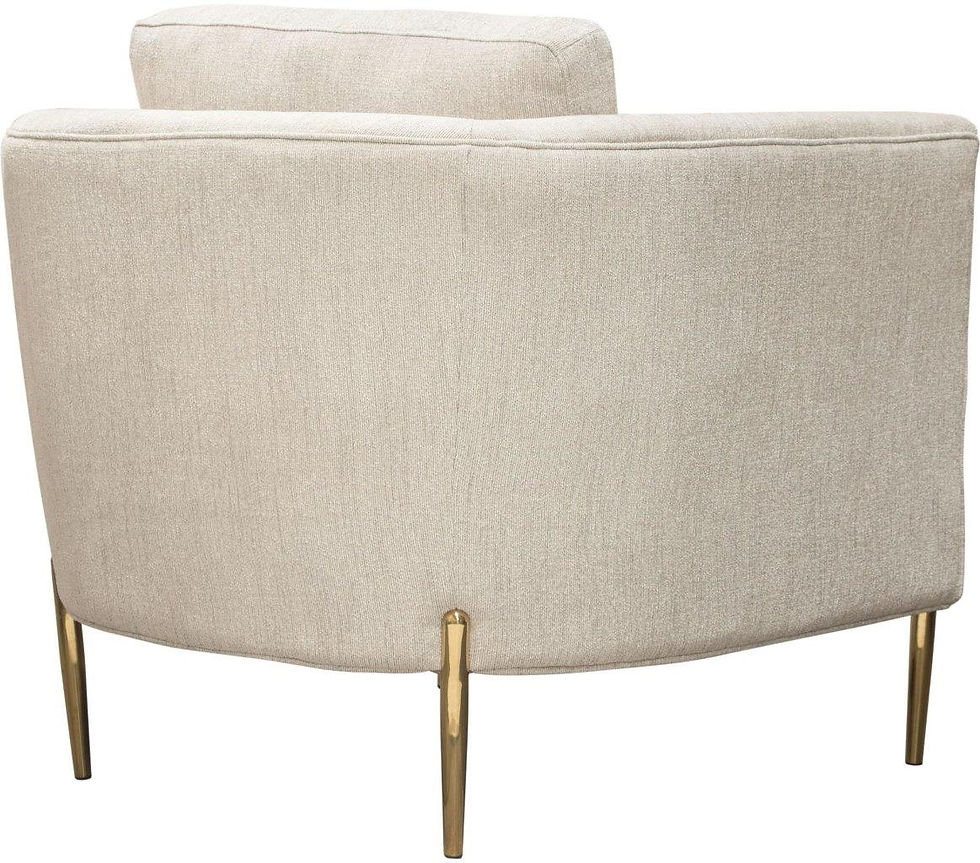 Thumbnail: Lane Light Cream Fabric Chair