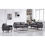 Thumbnail: 8151 Dark Gray Linen Sofa+Loveseat+Chair