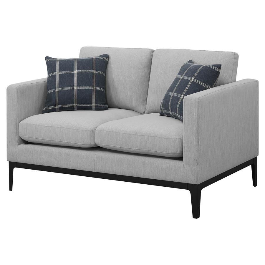 Thumbnail: Apperson Upholstered Track Arm Sofa Light Grey