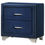 Thumbnail: Nightstand Blue Matte Velvet Melody Contemporary Pacific
