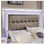 Thumbnail: Contemporary White Leatherette Bed BRACHIUM CM7977WH