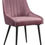 Thumbnail: Mid-Century Pink Fabric Side Chair Riley 74012 Caspian