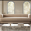 Thumbnail: Form Sofa in Camel Performance Velvet w/ (2) Accent Pillow Balls – Diamond Sofa