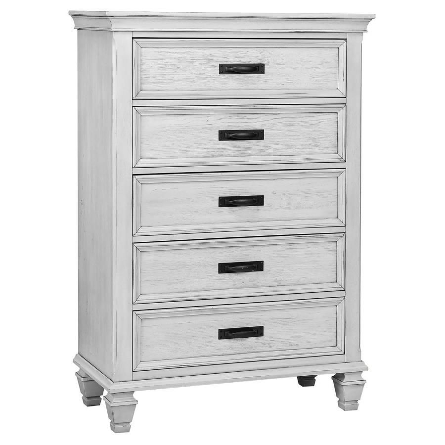 Thumbnail: Franco Storage Bed Antique White 205330