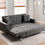 Thumbnail: 8056 Milt Reversible Click-Clack Gray Sectional