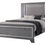 Thumbnail: ALANIS CM7579 LED Upholstered Light Gray Bed by Furniture of America
