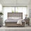 Thumbnail: Newell 1412-4 Taupe Finish Night Stand two-tone brown and gray finish