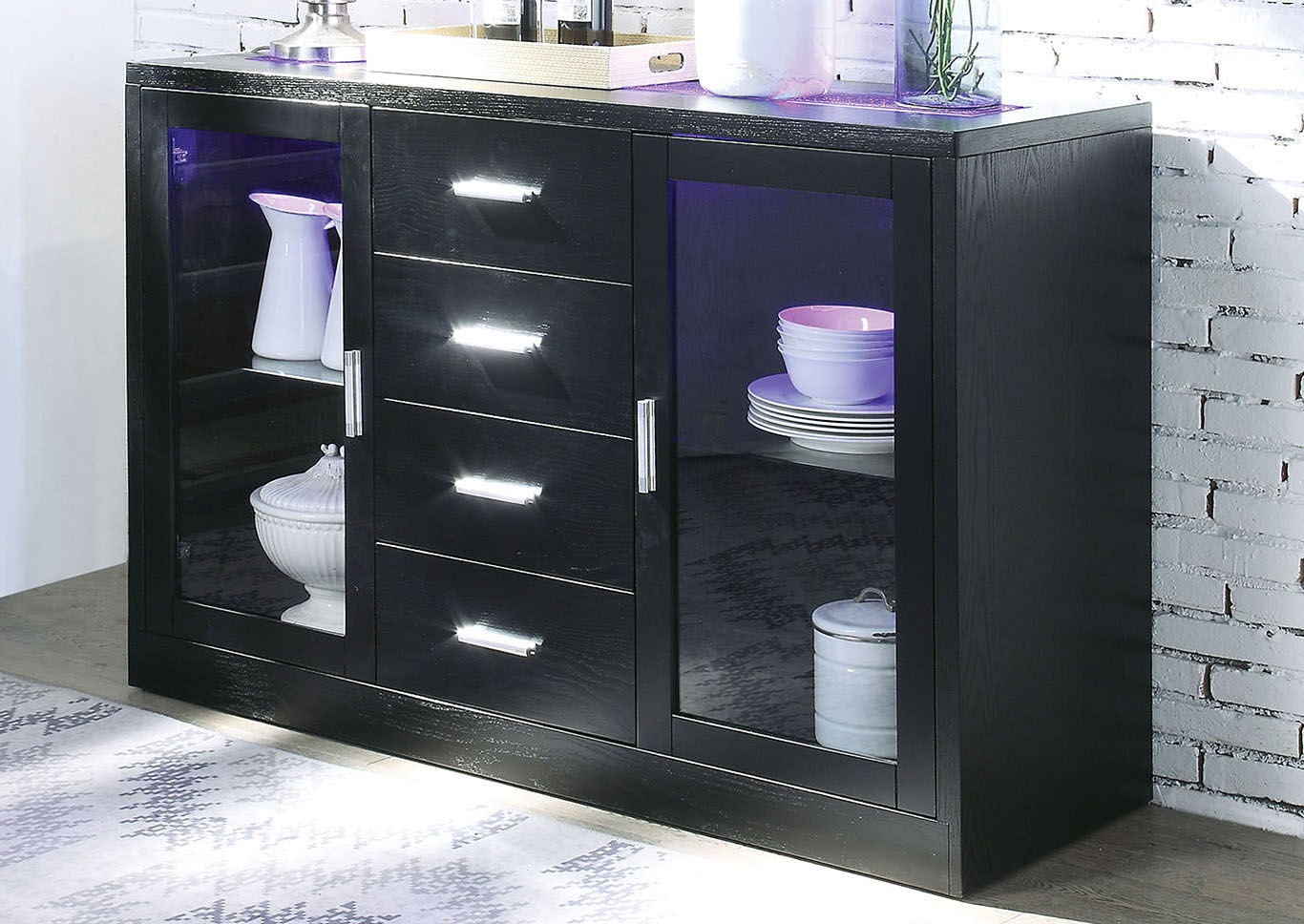 Bernice Black Finish Server 70653 by Acme