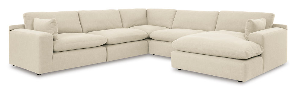 Thumbnail: Elyza 5-Piece Sectional with Chaise