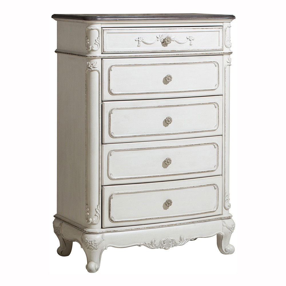 Chest Cinderella 1386NW-9 Traditional Antique White by Homelegance