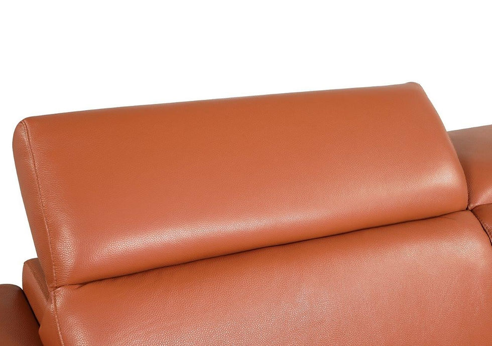 Thumbnail: Camel Italian Leather Sofa 692GU