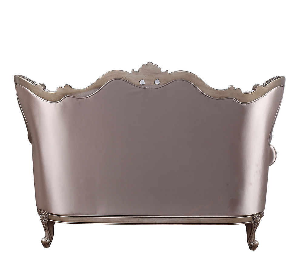 Thumbnail: Jayceon 54866 Traditional Fabric and Champagne Loveseat