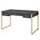 Thumbnail: Perle Champagne Gold & Black Finish Writing Desk 92715